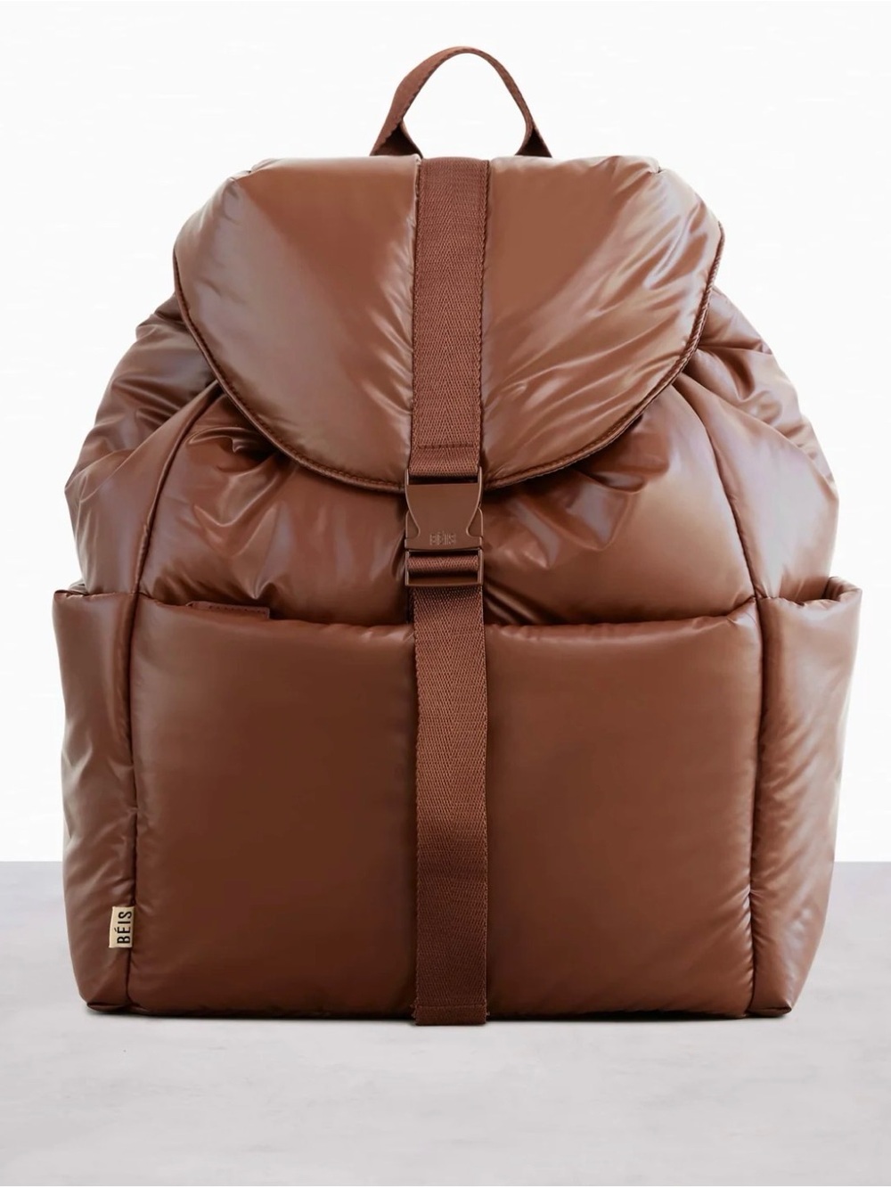 BÉIS The Cargo Puffy Backpack in the Maple